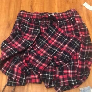 Pink and black pj pants